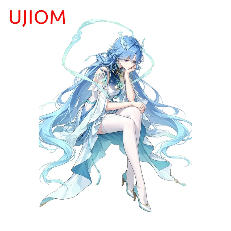 UJIOM Qingxiao Bouncy Castle Wall Sticker Wuthering Waves Window Trunk Casa Personality Decal Creative Personality Wallpapers