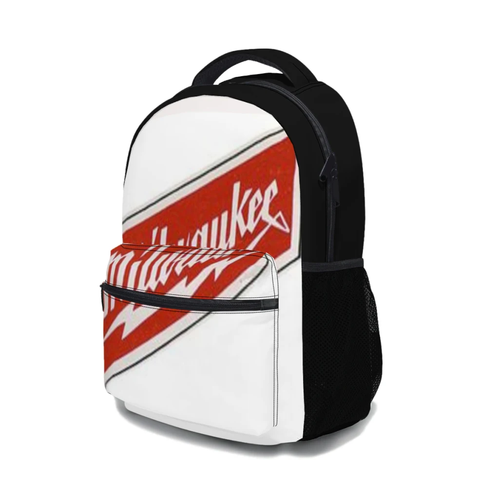 Mochila escolar Miilwaukee para niños, mochila para estudiantes de gran capacidad, mochila para estudiantes de secundaria de dibujos animados de 17 pulgadas