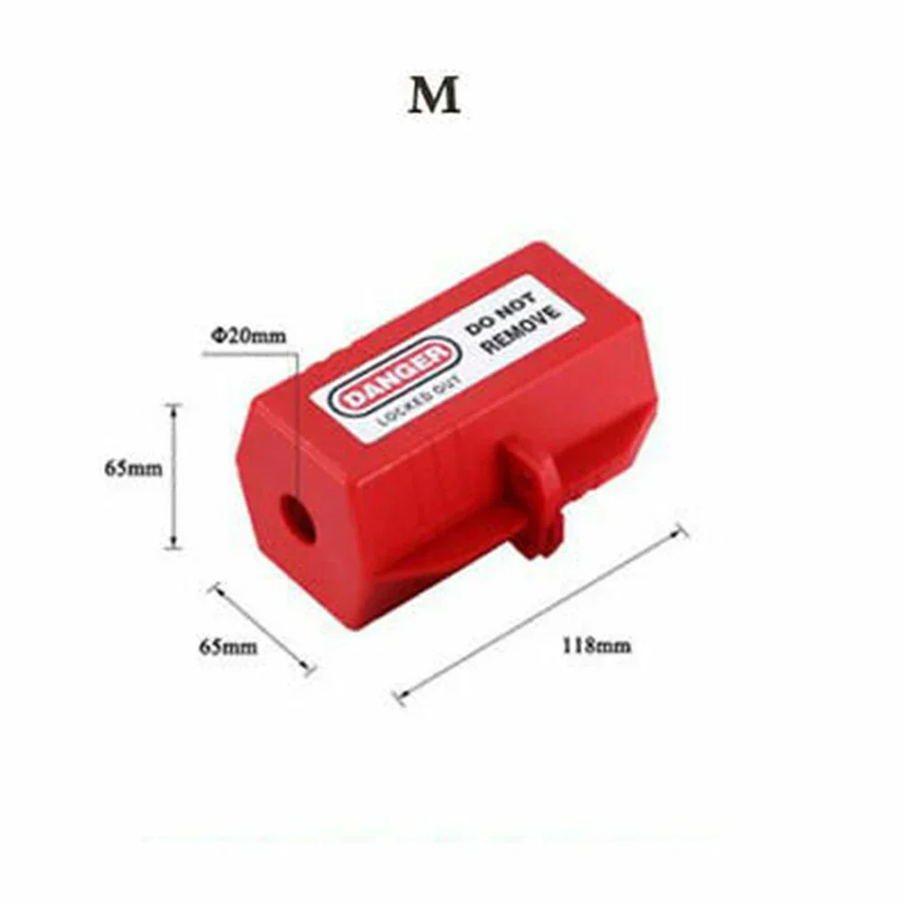 Lock Plug Lock Box Electrical Plug Plastic ABS Plug S/M/L Engineering Household Plug Lock Appliance Lockout Box