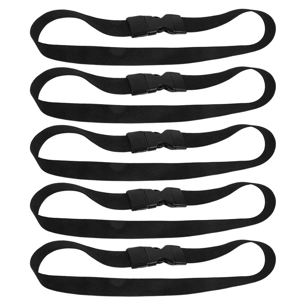 

5 Pcs Trash Can Clip Bands for Cans Large Bungee Cord Garbage Elastics Rubber Accessories Anti-fall