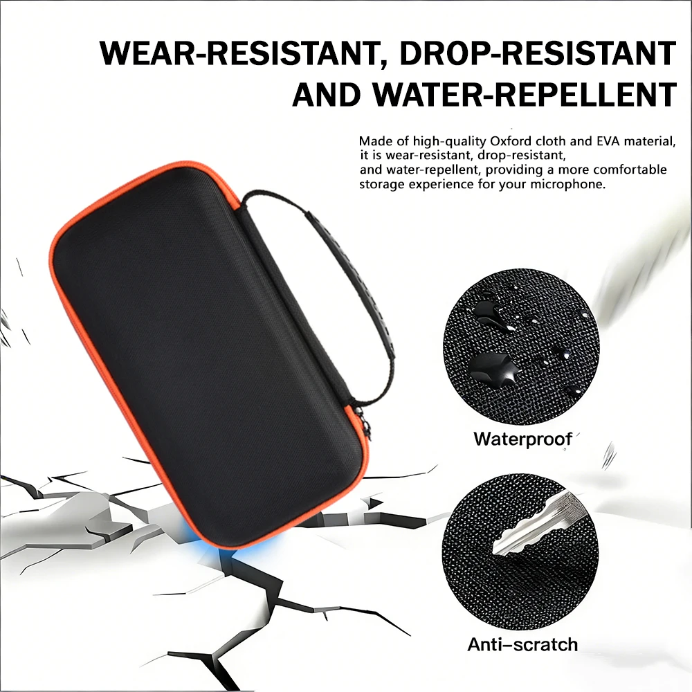 

Single/Double Wireless Microphone Storage Bag, Travel Bag for JBL Wireless Microphone System, Waterproof and Drop-Resistant Micr