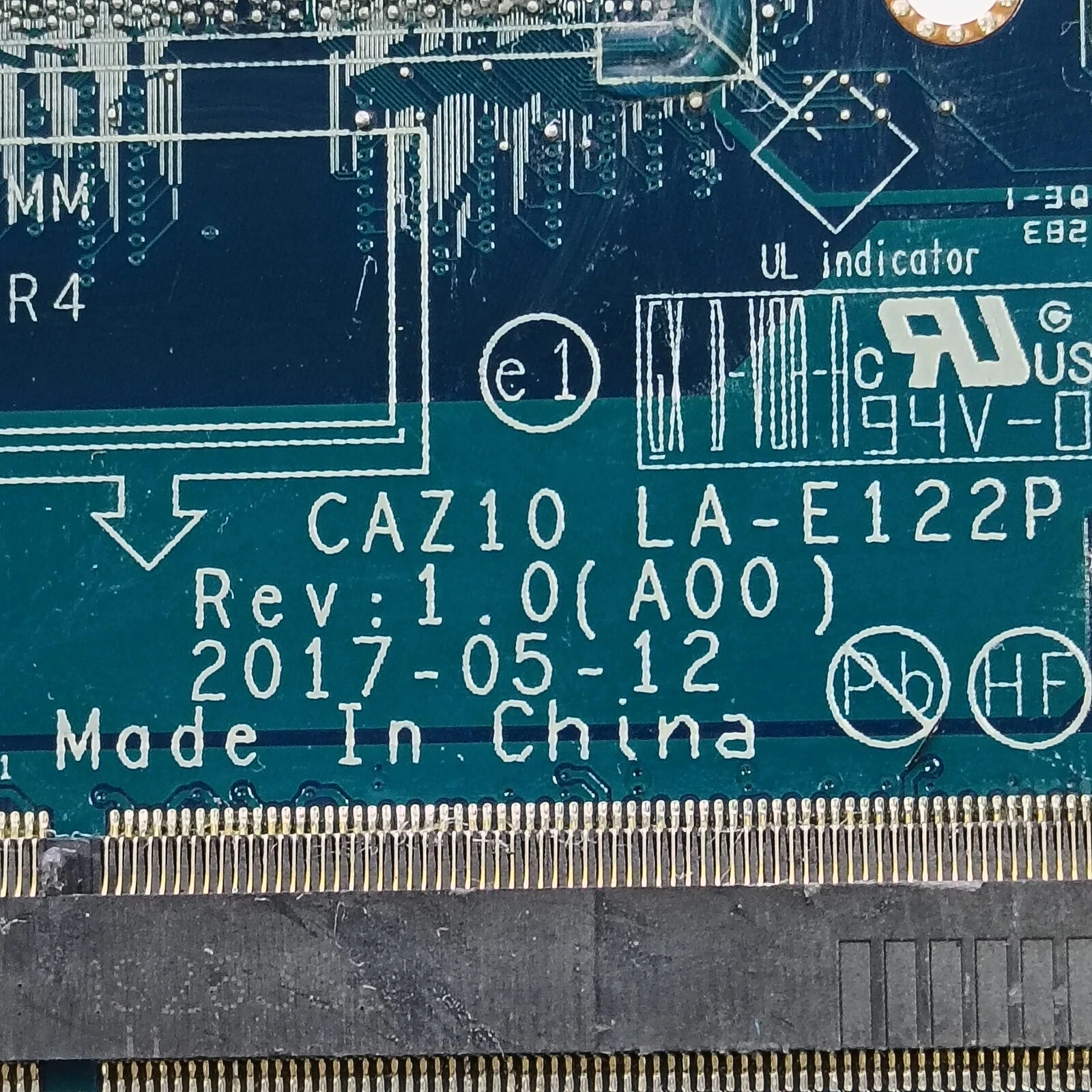 09PJNK لخط العرض 7280 7380 اللوحة الأم CAZ10 LA-E122P i5-6300U