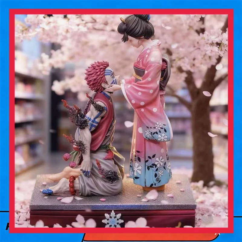 

Demon Slayer 26cm Akaza Dying Repentance Anime Figure Model Statue Collection Desktop Decoration Ornament Toy Gift For Fans