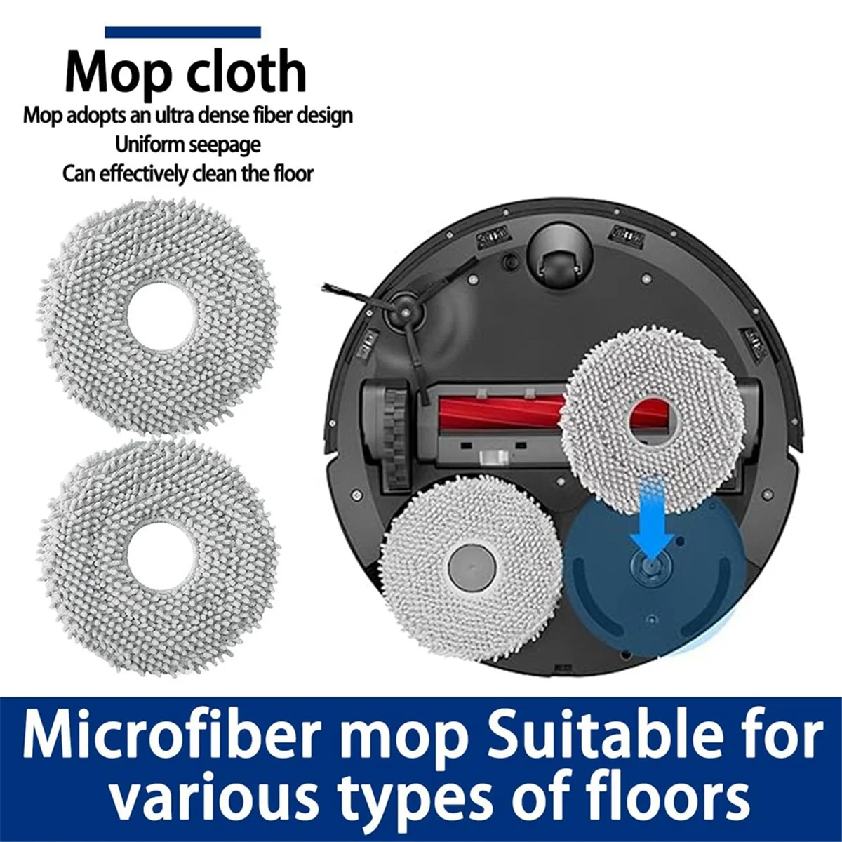 Fzfz para qrevo slim, qrevo master aspirador de pó acessórios escova principal filtro mop pano saco pó peças reposição