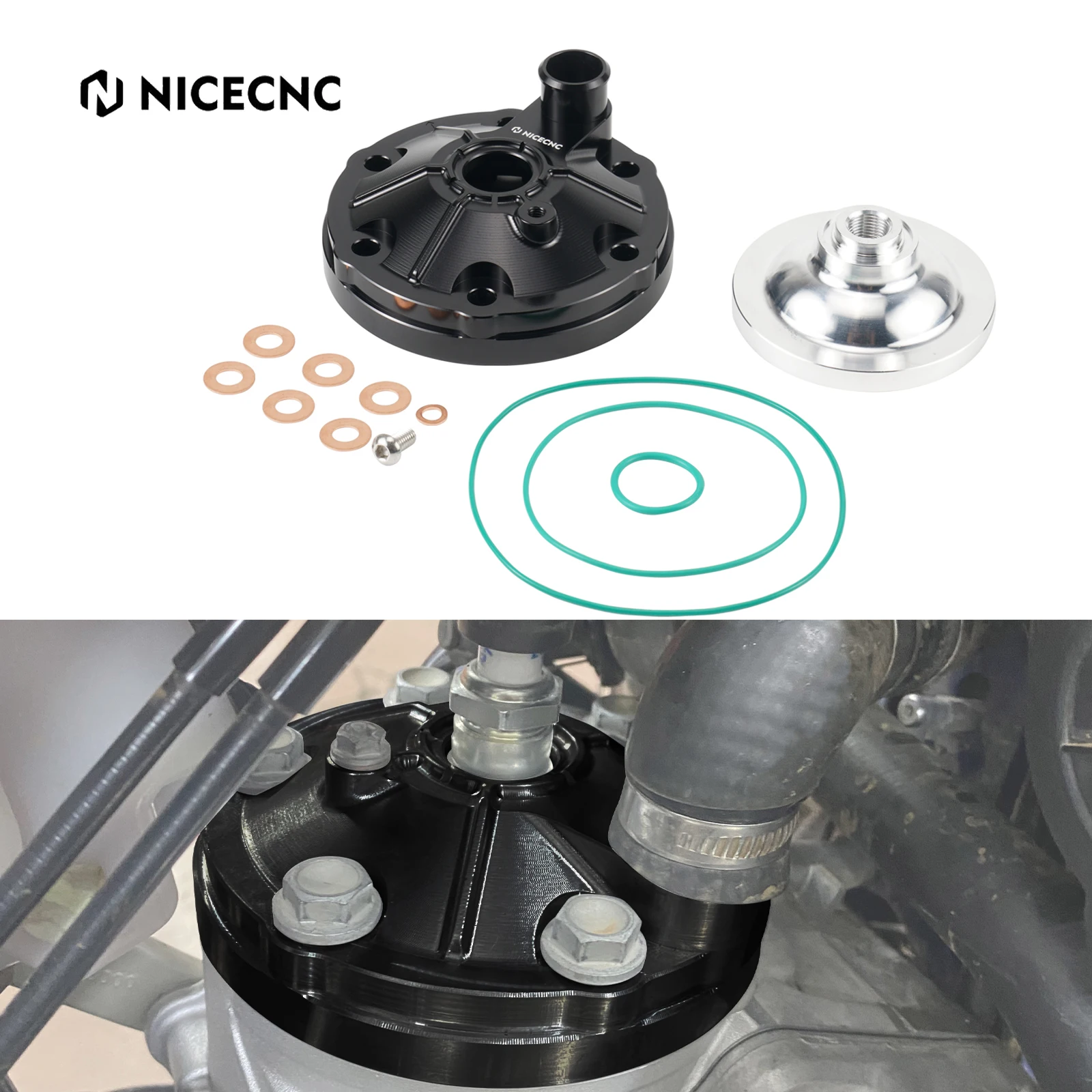 

NICECNC 2024-2025 For KTM EXC 300 XCW 300 For Husqvarna TE 300 For GasGas EC 300 Motorcycle Engine Cylinder Head Top End Cover