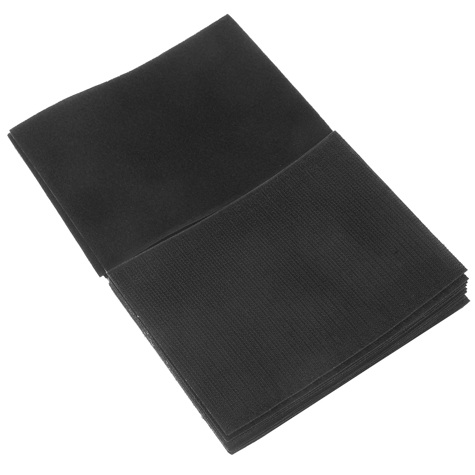 

24 Pieces Self adhesive Hooks Loops Tape White 11x15cm Car Home Use Carpet Fixing Strips Reusable Strong Adhesive