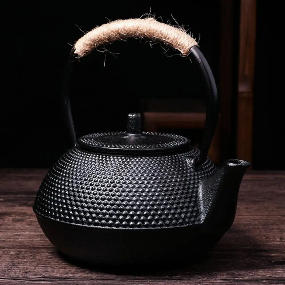 Iron Tea Pot with Stainless Steel Infuser Cast Iron Kettle for Boiling Water чайник заварочный