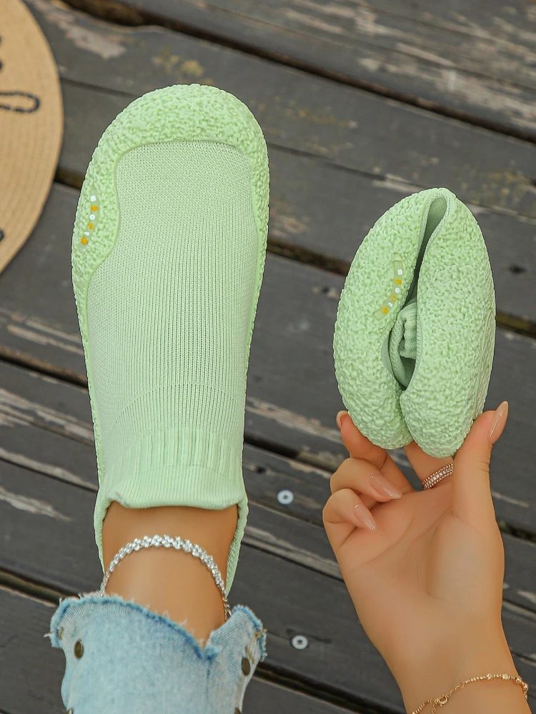 Aqua Water Shoes Non Slip High Top Barefoot Swim Socks Breathable Quick Dry Knit Beach Shoes Unisex Outdoor Diving Yoga Fitness