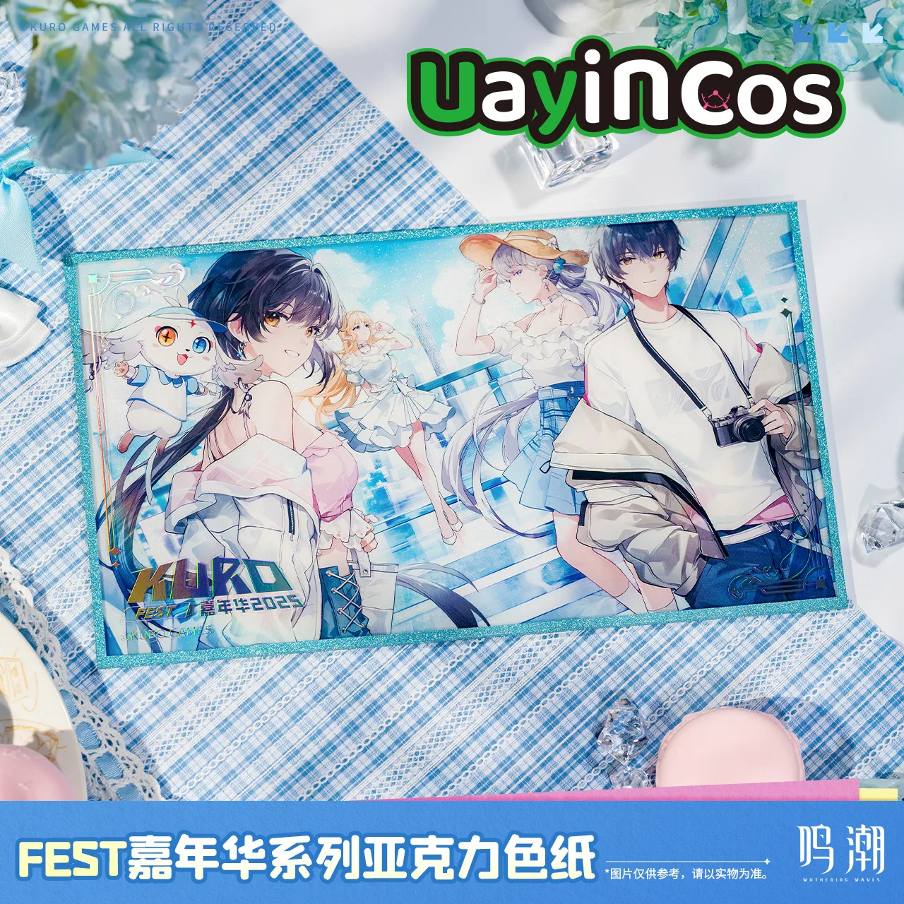 

Original Wuthering Waves Cartethyia Jinhsi Rover FEST Acrylic Shikishi Colored Paper Doll Accessories Ornament Anime Game Toy Ki