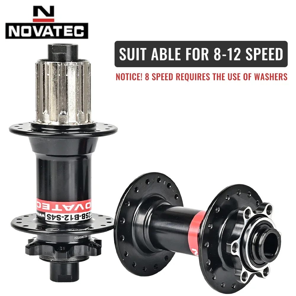 Novatec BOOST Hub D442 D041 Bearing MTB MS hubs 142*12 148*12 Mountain Bike Bicycle Hub THRU 15/12MM 32H For 8/9/10/11/12 speed