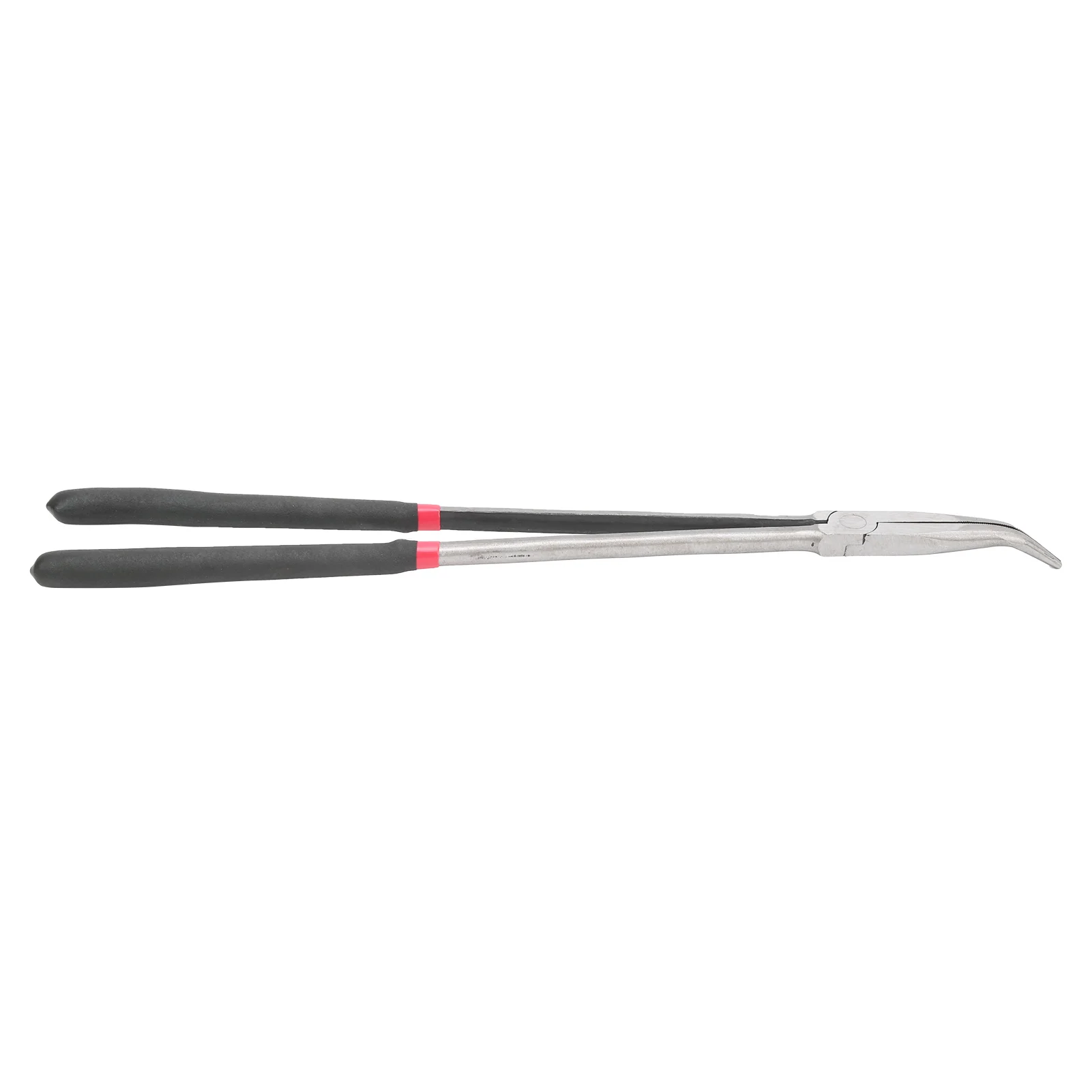 Hardware Tool Needle‑Nose Pliers Steel Pliers 45 Degree Curved Nose Pliers with Long Handle Steel Pliers Hand Tools 400mm 16in