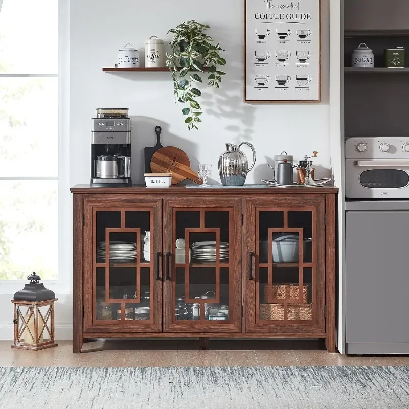 Large Sideboard Buffet Cabinet with Storage, 55