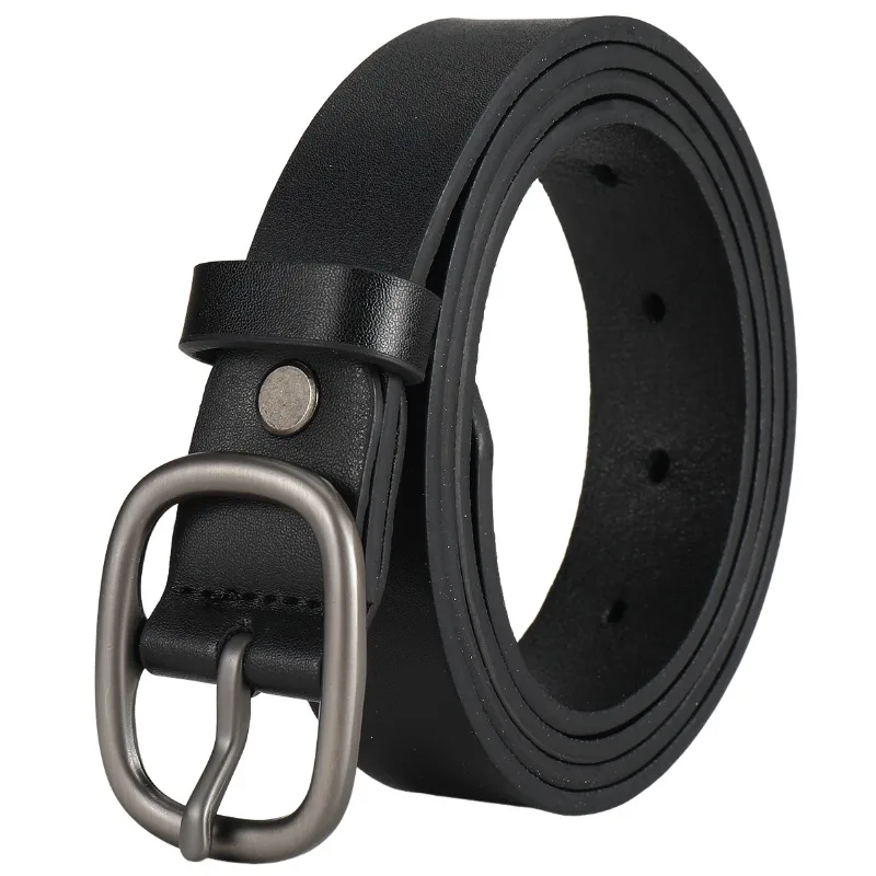 حزام نسائي بلون موحد بألوان متعددة للاختيار من بينها، حزام بنطال للتنقل اليومي متعدد الاستخدامات وبسيط وعصري