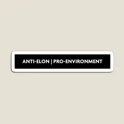 Anti Elon Pro Environment Magnet Stickers for Fridge Organizer Refrigerator Toy Colorful Home Decor Kids Children Funny Cute