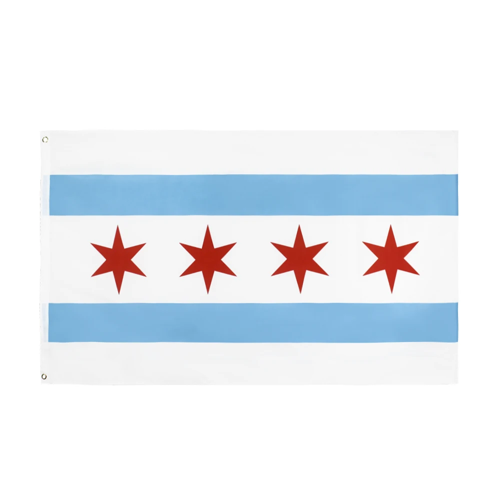 FLAGLINK 90x150cm Usa Us Chicago W Club Flag For Decoration