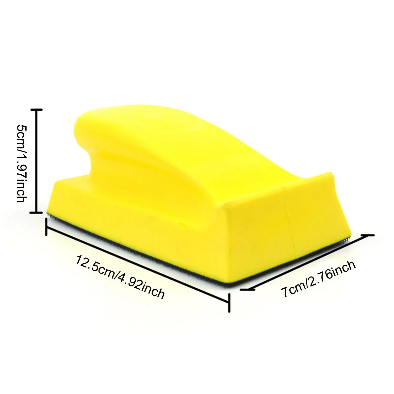 Hand Sanding Block Ergonomic Grip Polishing Pad for Car Crafts Home Arts