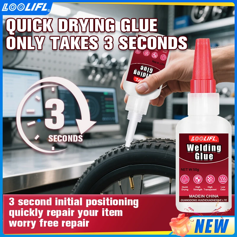 50ml Multi-Purpose Strong Oil-Based Glue Super Sticky Adhesive for Wood Metal Leather Plastic Ceramic - Versatile Bonding Soluti