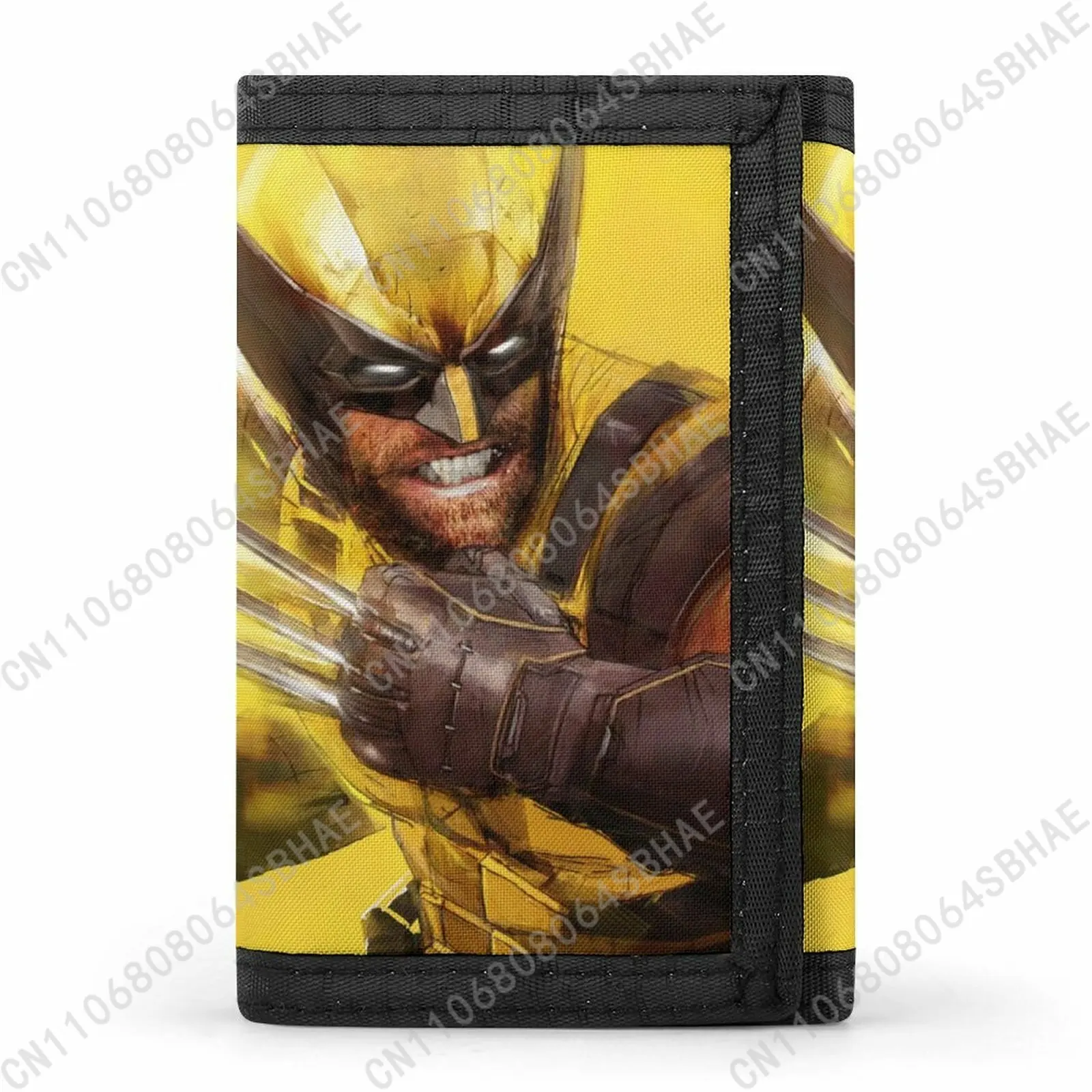 

Marvel Wolverine Tri Fold Wallet Teenage Girls Boys Slim 3 Fold Card Personalized Pattern Purse School Daily Use Cosplay