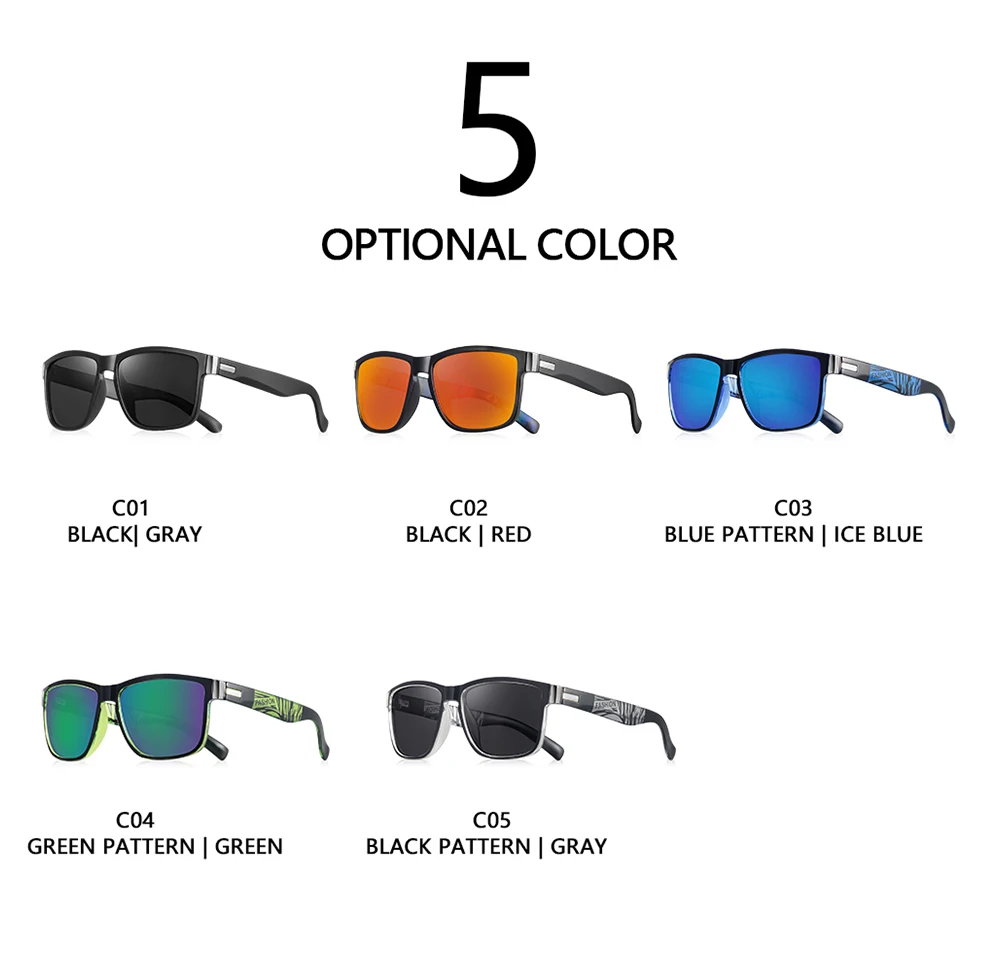 CRIXALIS Mode Vintage Quadratische Sonnenbrille für Männer Frauen Fahren Luxus Marke Designer Sonnenbrille Anti-Glare Retro Shades UV400 – Detail 5