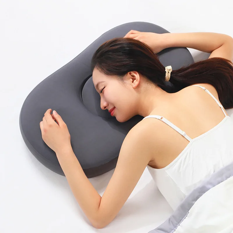 Neck Support Pillow Slow Rebound Core Cervical Memory Foam  Bed Side Ergonomic Orthopedic Sleeping
