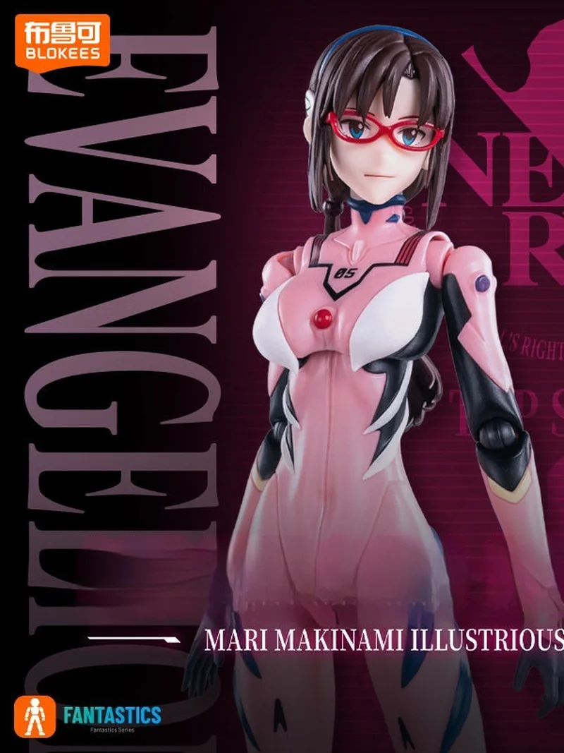 blokees-evangelion-eva-makinami-mari-illustrious-figurine-d'action-modele-de-collection-version-combinaison-de-combat-decoration-de-bureau-pour