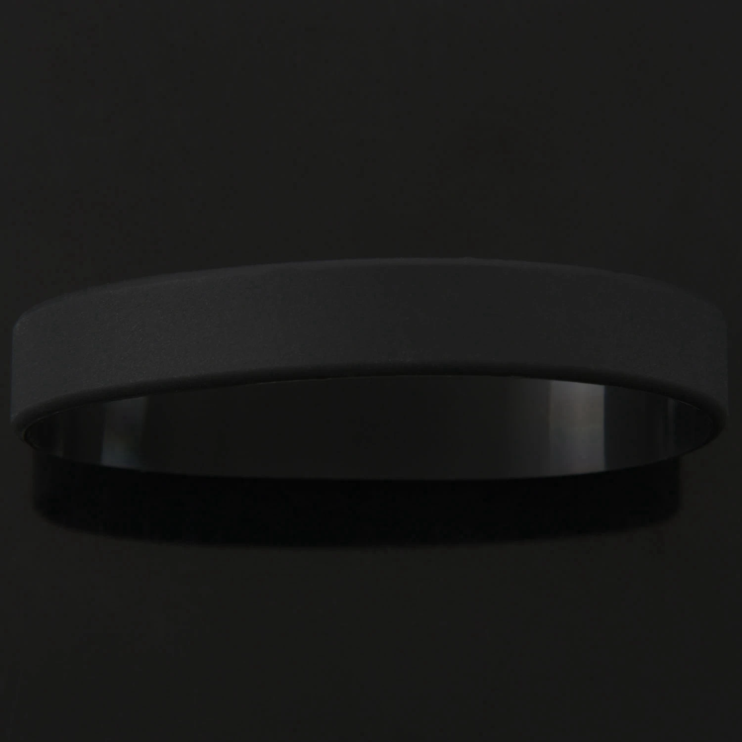 T27C модный силиконовый резиновый эластичный браслет на запястье браслет-манжета браслет черный