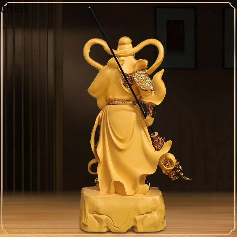 Cz1 guan gong statue ornaments for home worship statue wu god of wealth guan erye buddha statue god of wealth