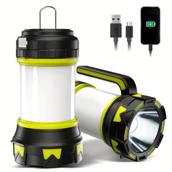 Powerful Lantern Rechargeable LED Torch Camping Flashlight Waterproof Led Outdoor Portable Camping Lamp Torch Flash Light