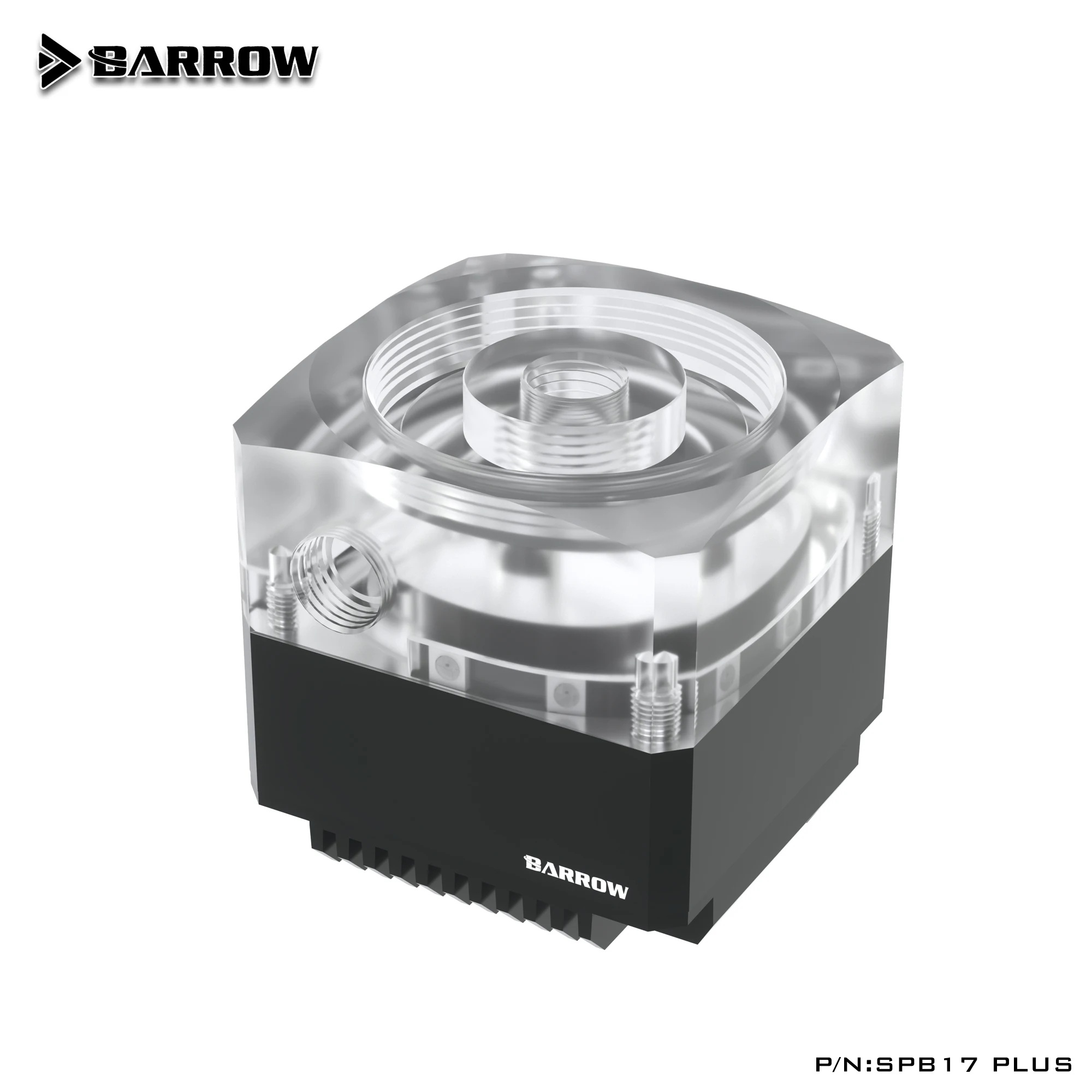 

Barrow Water Cooling Reservoir 17W DDC Pump Kit PLUS Version PWM Control Speed Reservoir Optional Type LRC2.0 5V SPB17 PLUS