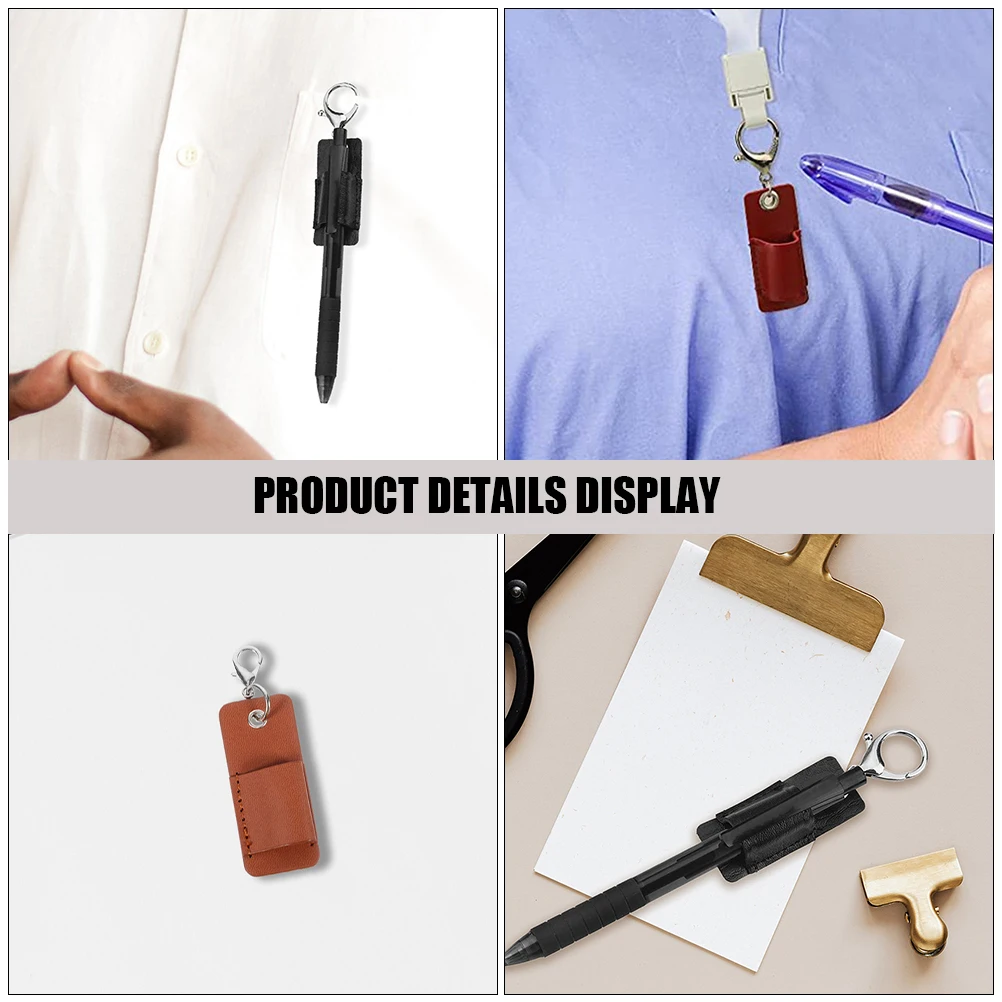 

2pcs Eyeglasses Storage Sleeves Sunglasses Holders Pu Metal Material Compact Scratch Resistant Easy Clean Chic Simple