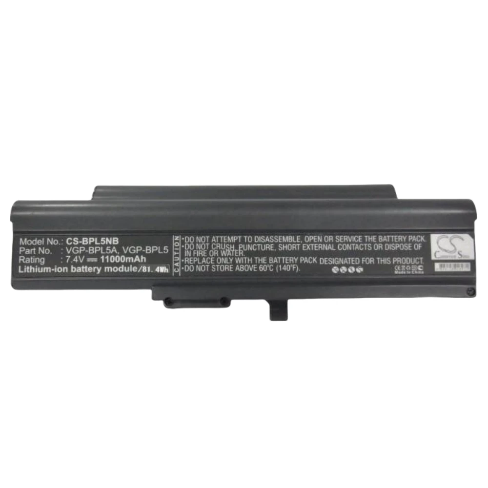 

Li-ion Notebook, Laptop Battery for Sony,7.4v,11000mAh,VAIO VGN-TX56C/W VAIO VGN-TX16SP/W,VGP-BPL5 VGP-BPL5A