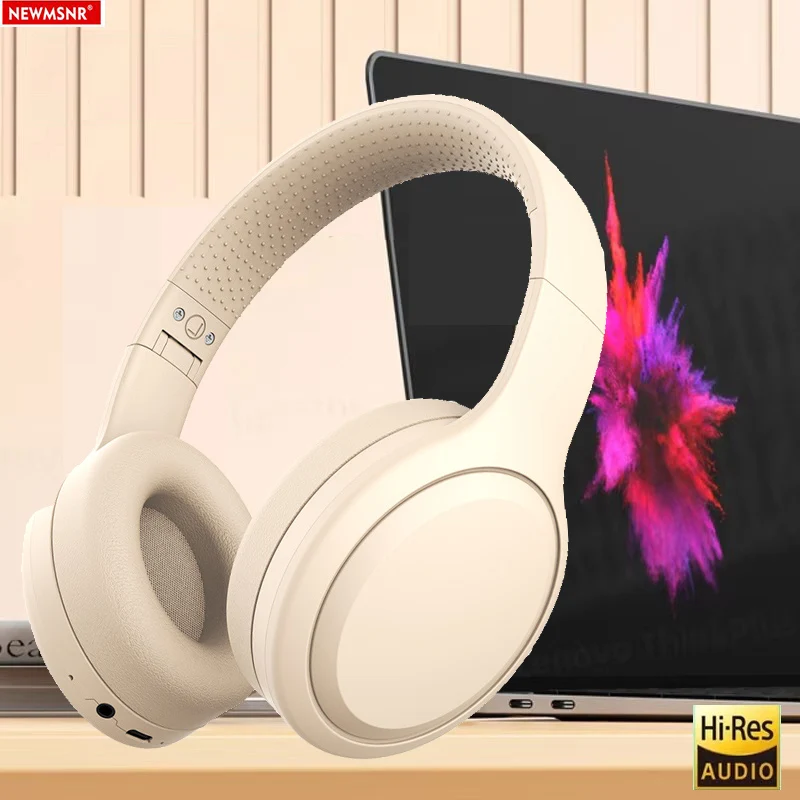 HIFI Shocking Bass Headsets Wireless Bluetooth 5.3 Headphones Noise Reduction Sports Gaming Earphones with HD Mic Support TF/AUX