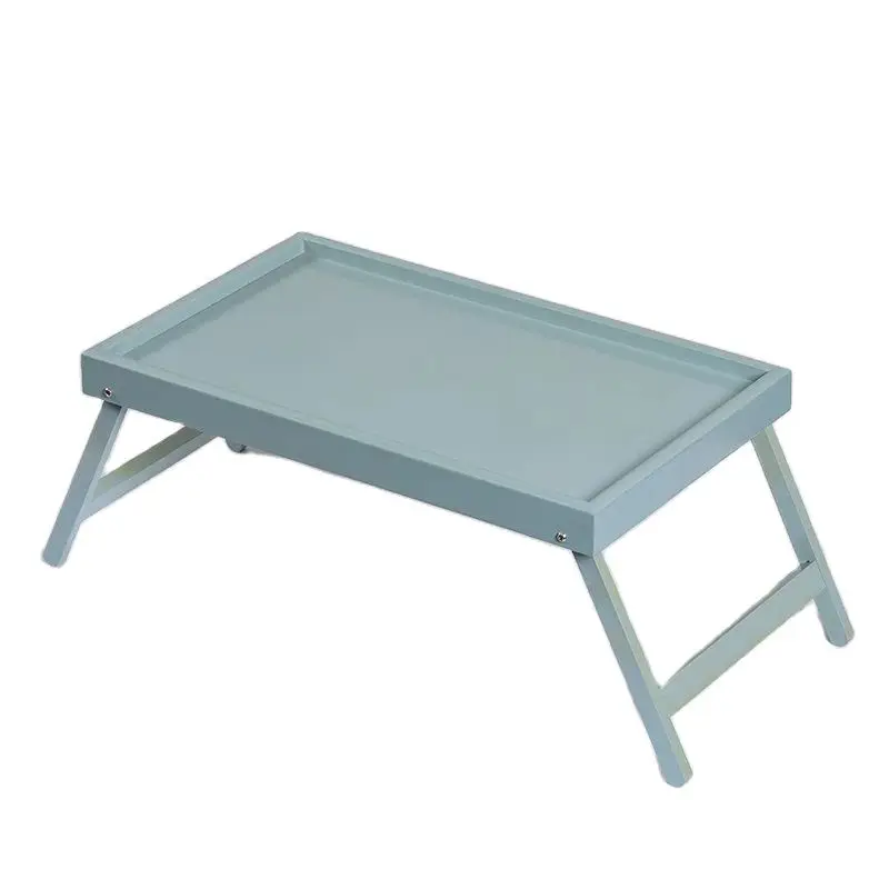 접이식 다리가 있는 침대 트레이 테이블, 대나무 아침 식사 트레이, 소파, 침대, 식사, 작업, 노트북 책상 스낵 트레이로 사용 