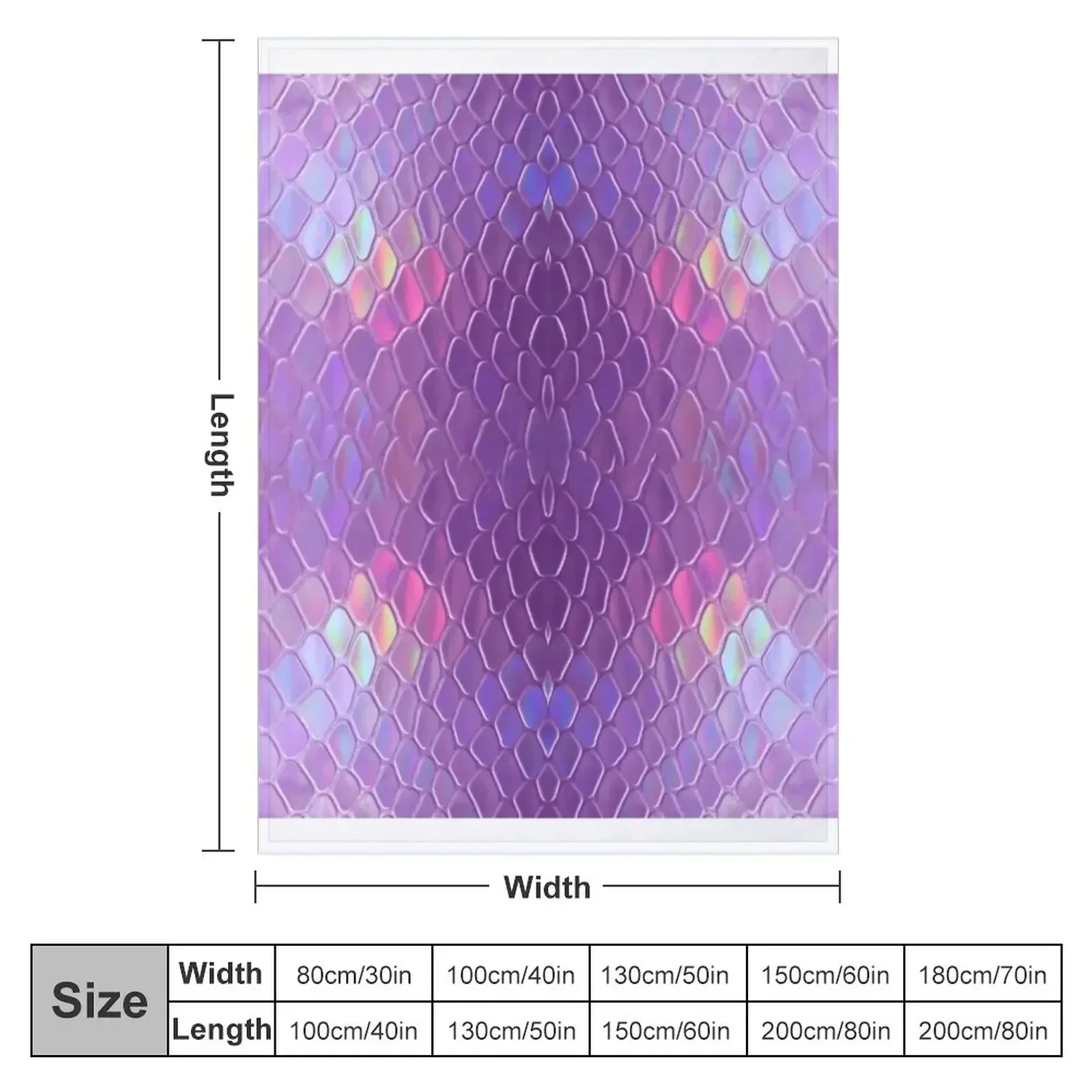 Holographic snake Throw Blanket Blankets For Bed for sofa Blankets