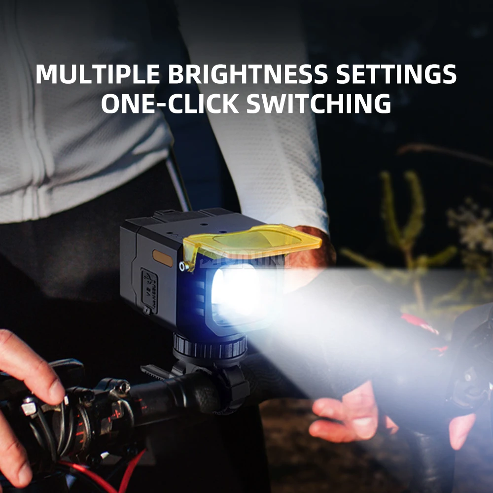 

10 Вт BL58 Уличный фонарь дальнего и ближнего света TYPE-C Зарядка Открытый уличный велосипедный передний фонарь для горного шоссейного велосипеда