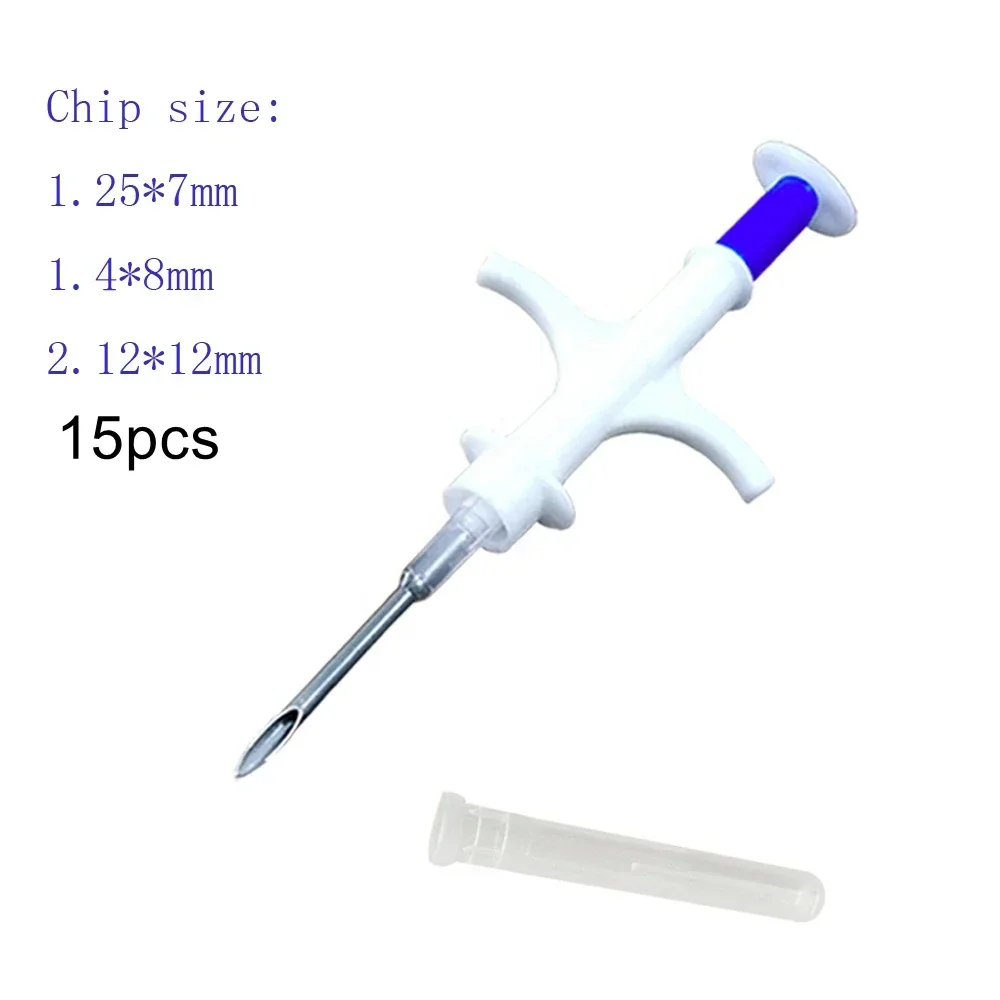 Pet Microchips 2.12*12mm Dog Registration Engraved Pet Id Tags 1.4*8mm for Bird Puppy Equine Fish Chip 1.25*7mm Animal Injector