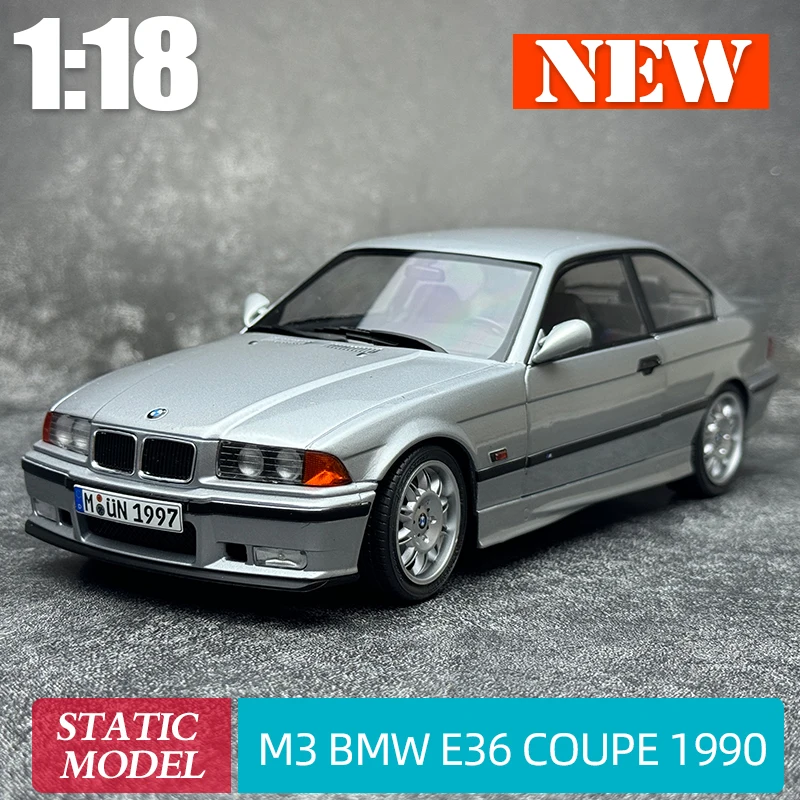 

Solido масштаб 1:18 Новинка BMW M3 BMW E36 COUPE 1990 статическое украшение модель автомобиля Металл отправить друзьям праздничный подарок коллекция