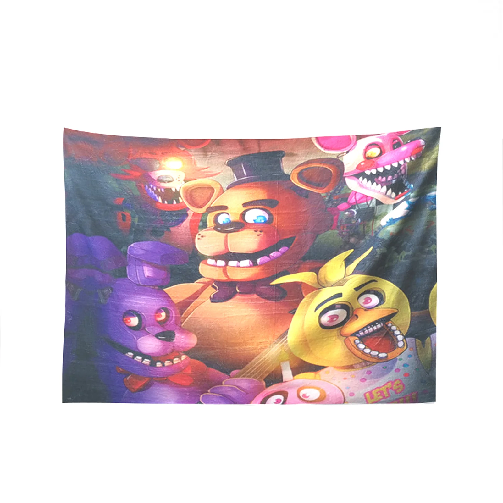 Cartoon Horror Game Bear Cosplay Throw Blanket Couverture Cobertor Anime Sofa Bed Cover Navidad Christmas Gift Room Decor