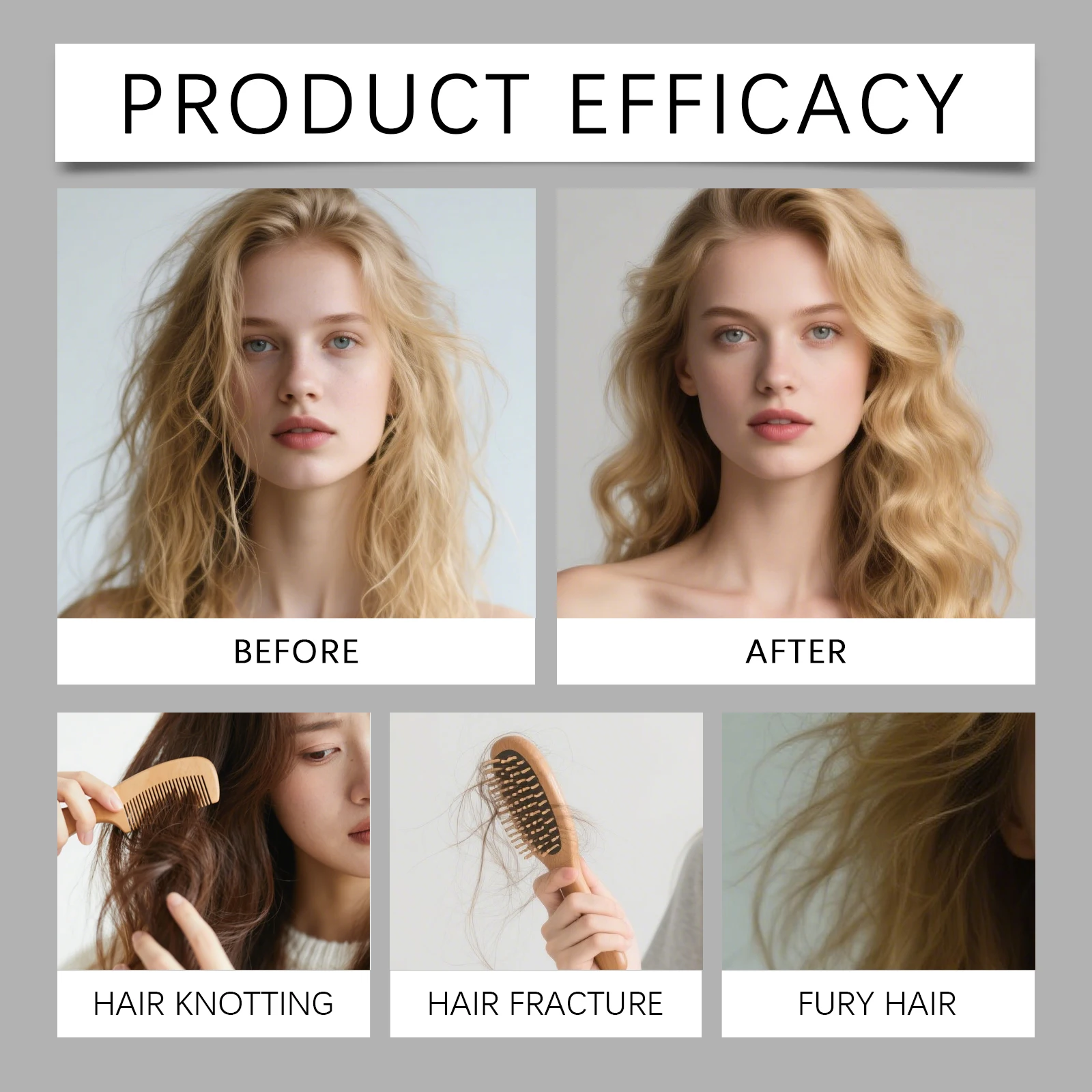 Suero alisador de queratina para el cabello, acondicionador reparador para el cabello, Reduce el cabello seco y rizado, esencia de corrección de proteínas para peluquería