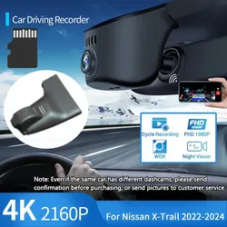 Car Video DVR Driving Recorder Front Monitor Camera Part Night Vision Accessories for Nissan X-Trail X Trail Rogue T33 2022 2023