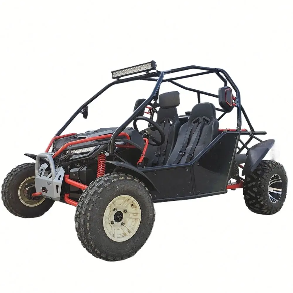 300cc 4 Stroke Gas Off-Road Buggy Pedal Kart, High Load Power Component Dual Suspension For Multi-Terrain Outdoor Recreation