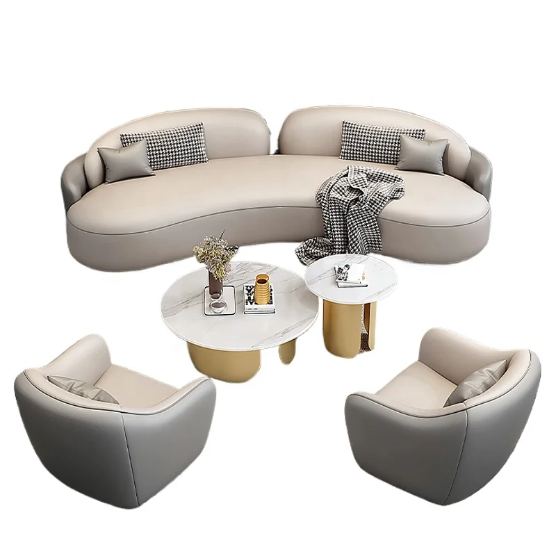 Luxury modern beauty salon reception room sofa chair furniture set salon waiting area chair