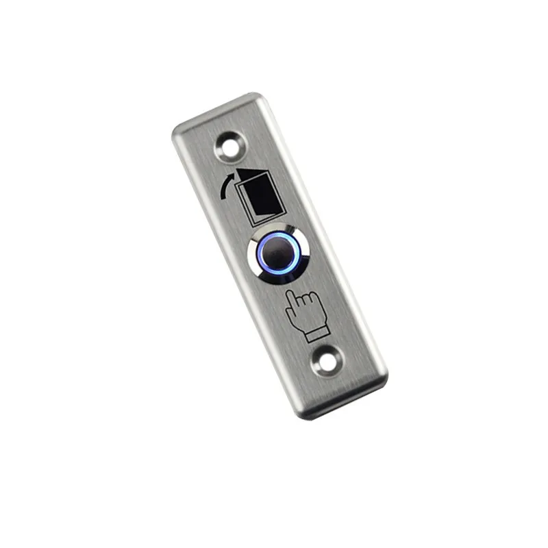 IP65 Waterproof Stainless Steel Exit Button - LED Backlit Door Release Switch with Access Control & Alarm System Integration