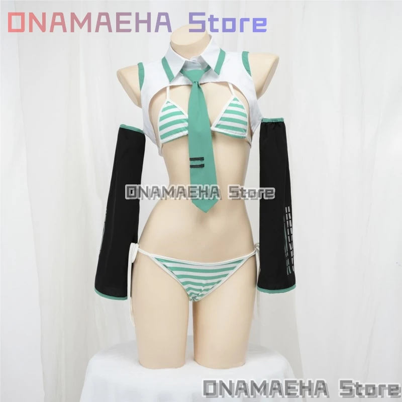 Mikuu Cosplay Mikuu formuła garnitury przebranie na karnawał dziewczyna śnieg boże narodzenie odgrywanie ról mundury zestaw bikini Cosplay dostosowane