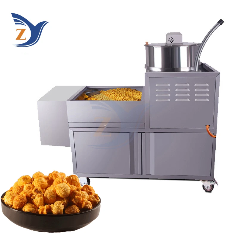 Popcorn Machin ZY-16 Electric Balloon Stalls Commercial Automatic Medium-sized Gas Fully New Spherical All-in-one Large Capacity