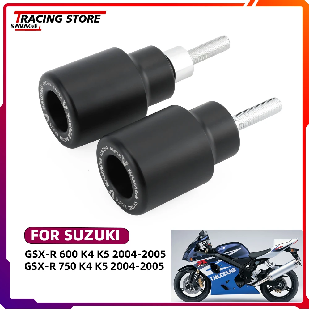 แผ่นสไลด์ K5 K4ป้องกันการกระแทกสำหรับรถจักรยานยนต์ซูซูกิ GSX-R 600 750 gsxr 2004 2005ล้ม