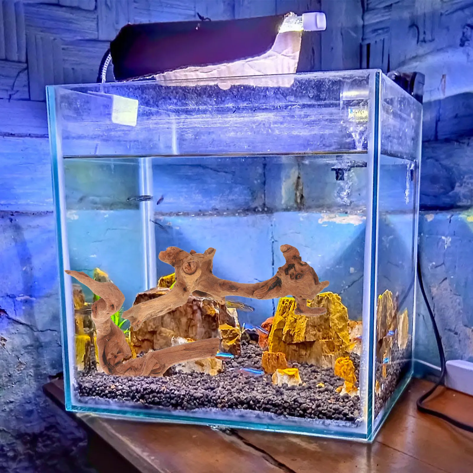수족관용 드리프트우드 4개 15-20cm 자연산 수조 - Aquarium Fish Unique 리뷰 및 가격