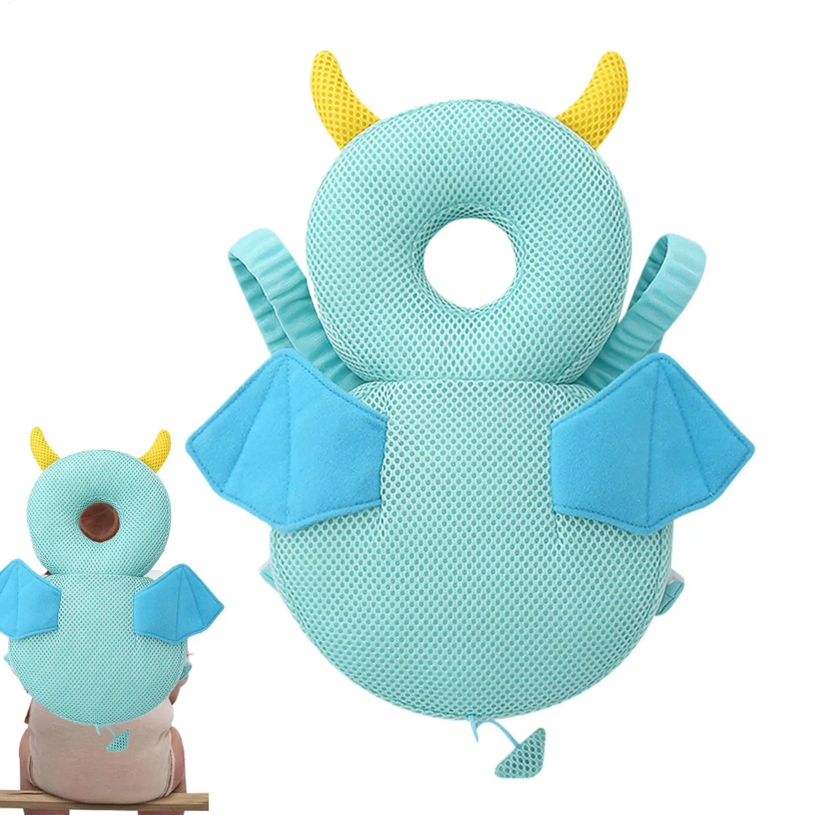 

Baby Head Protector Backpack Head Protector Pad Adjustable Safety Pad For Crawling Walking Outdoor Activities Park Picnic Girls