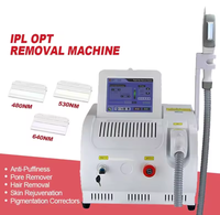 Portable OPT IPL Hair Removal Machine WIth 3Filter 640nm 532nm 480nm Skin Rejuvenation Acne Treatment For Salon Permanent Device
