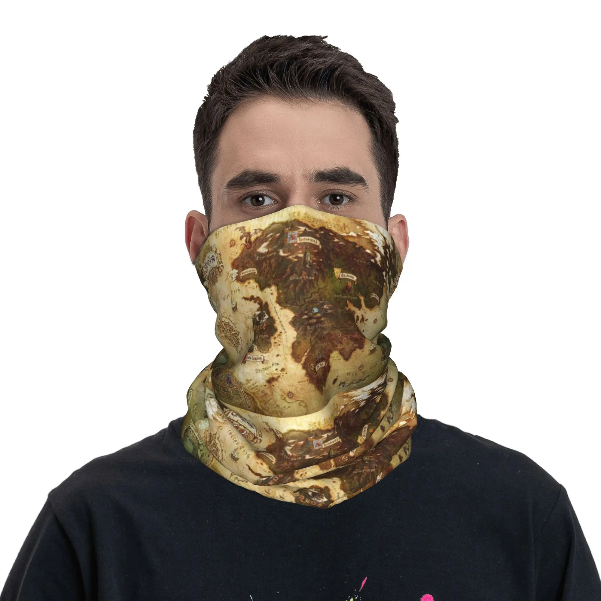 

Eorzea Ffxiv карта бандана на шею маска с принтом шарф многофункциональная маска для лица спорт на открытом воздухе для мужчин женщин взрослых дышащая